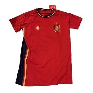 Spain‎ National Team Jersey Mens Large Red Short Sleeve Soccer RFEF World Cup